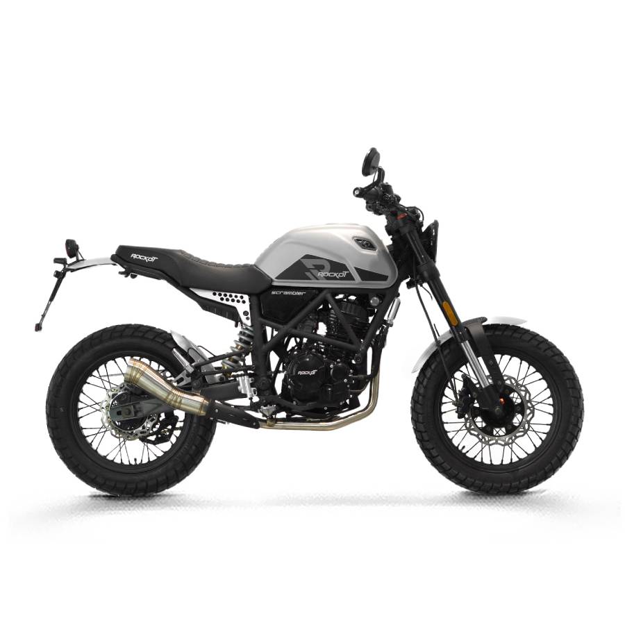 Мотоцикл Rockot SCRAMBLER серый – Фото 1