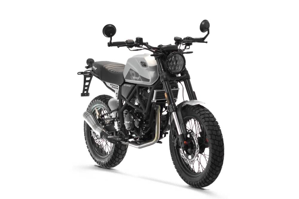 Мотоцикл Rockot SCRAMBLER серый – Фото 4