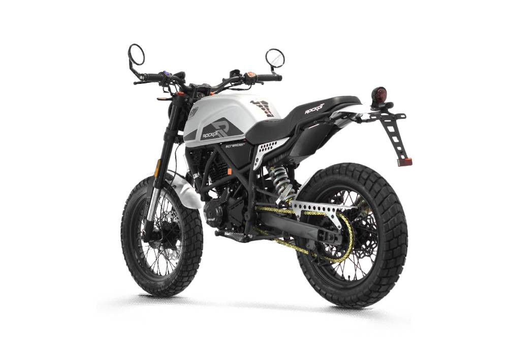 Мотоцикл Rockot SCRAMBLER серый – Фото 5