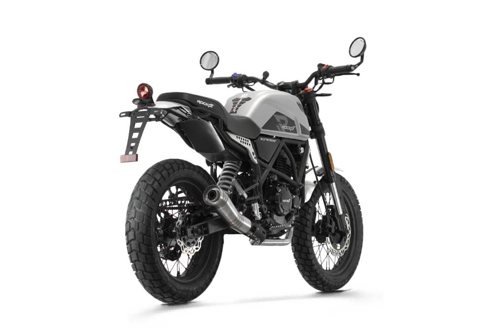 Мотоцикл Rockot SCRAMBLER серый – Фото 6