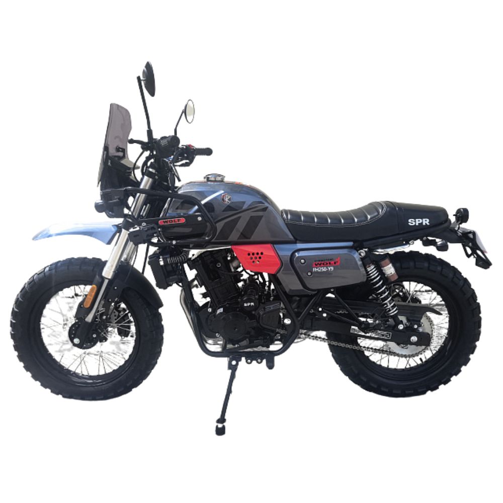 Мотоцикл SPRMOTORS WOLF 300 WC серый – Фото 2